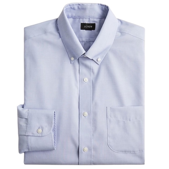 NEW J.CREW Bowery wrinkle-free dress shirt with button-down collar Size Small - Picture 1 of 7